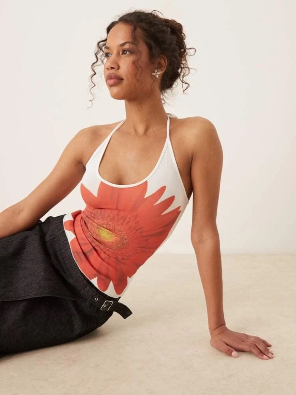 Tyler Mcgillivary Gerbera Xs Halter Top New